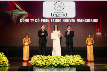 TRUNG NGUYÊN LEGEND Cafe được vinh danh giải thưởng "Thương hiệu uy tín hàng đầu Châu Á 2025"